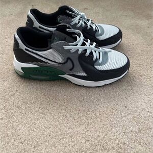 Nike Air Max Men's Black, Gray, and Green Sneakers